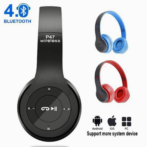 P47 Wireless Bluetooth Stereo Headphones