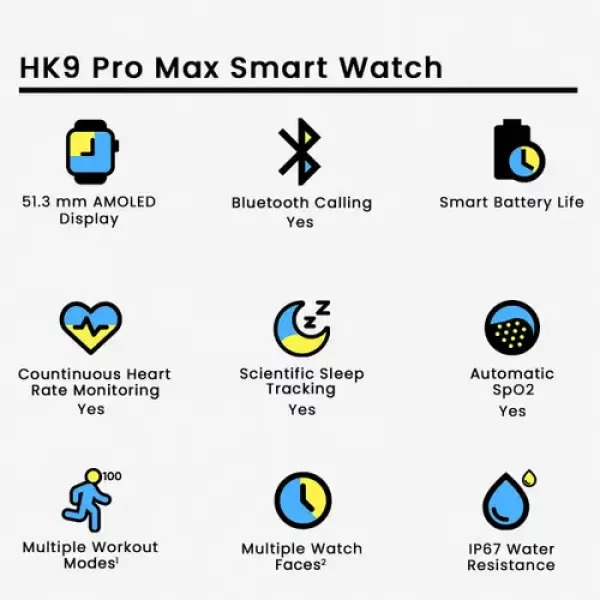 HK9 Pro Max Smart Watch