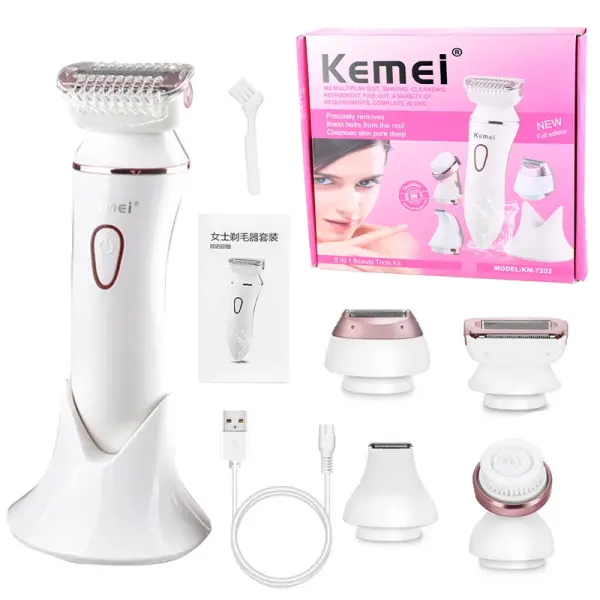 Kemei KM-7202 5 in 1 Shaver